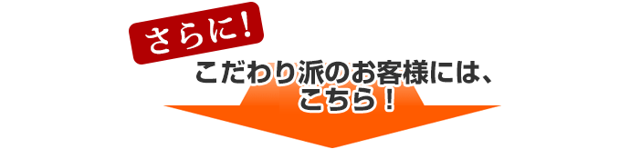 こだわり派のお客様にはこちら